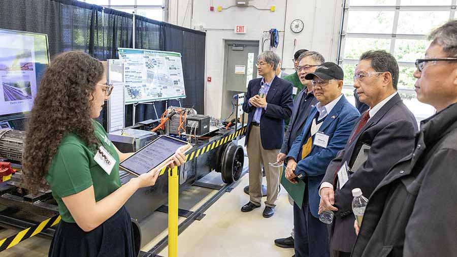 Taiwanese EV executives tour UNC Charlotte